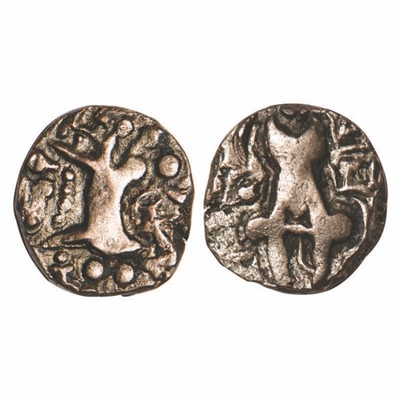 Karkotakas of Kashmir, Pratapaditya II (5th century AD), Debased Gold Dinar, 7.44g, 19.11x