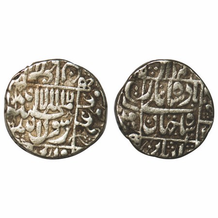 Shah Jahan I, Silver Rupee, 11.45g, Surat Mint, AH 3 RY, name of four caliphs and kalima i