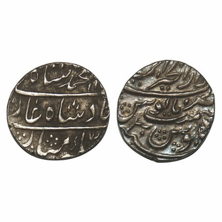 Muhammad Shah, Silver Rupee, 11.43g, Dar ul Khair Ajmer Mint, AH 11xx / 30 RY. KM 436.2. A