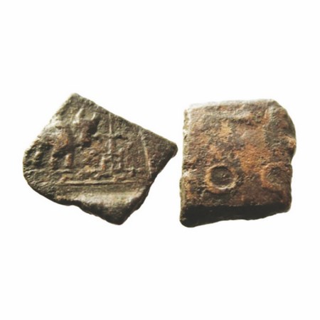 Ujjain Region, Post Mauryan, Copper Unit, 5.31g, 15.05x17.36mm, (200 - 100 BC), Obv: Bull 