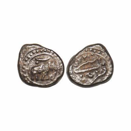 Mysore, Copper 1/4 Paisa, 2.70g, Tipu Sultan (1787-1799 AD), Patan Mint, AM 1225 retro dat