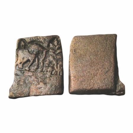 Vidarbha, Maharashtra Region, Uninscribed, Die struck Copper Unit, 6.59g, 20.45x17.34mm, O