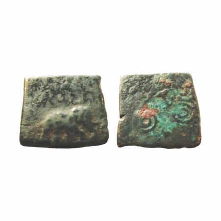 Pre Satavahanas, Vidarbha Region Sebaka, c.250 BC, Copper, 5.8g, 19.53x20.38mm, Obv: Eleph