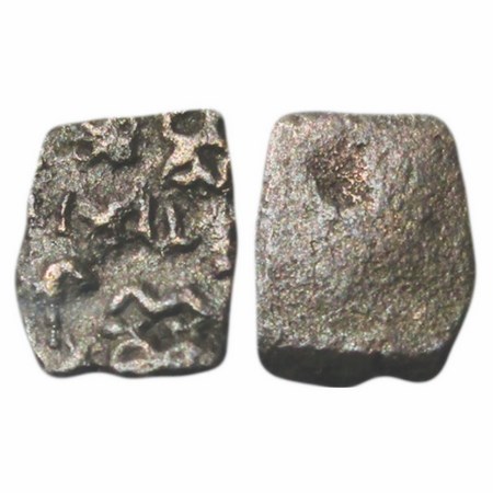 Pre Satvahana, Vidarbha region, 100 BC, Lead Unit, 3.01g, 14.65x11.54m, Obv: Brahmi Legend