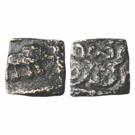 Pre Satavahanas, Vidarbha Region Sebaka, c.250 BC, Copper, 2.31g, 12.76x11.33mm, Obv: Elep