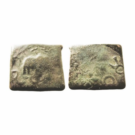 Pre Satavahana, Vidarbha Region Kutapadasa (c.250 BC) Copper Unit, 3.17g, 17.55x19.70mm, O