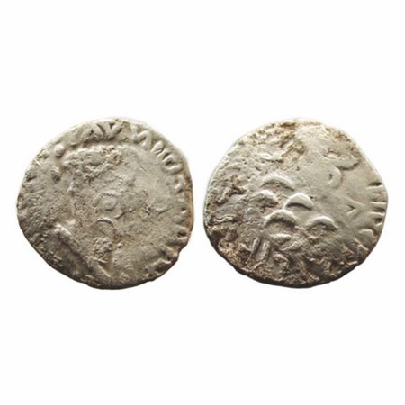 Western Kshatrapas, Nahapana, Kshaharata Family, (c. 50 - 100 AD), Silver Drachma, 2.13g, 
