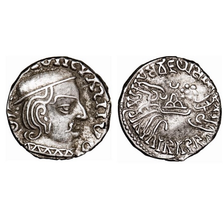 Western Kshatrapas, Kardamaka Family, Vijayasena, son of Damsena, as Mahakshatrapa, SE 161