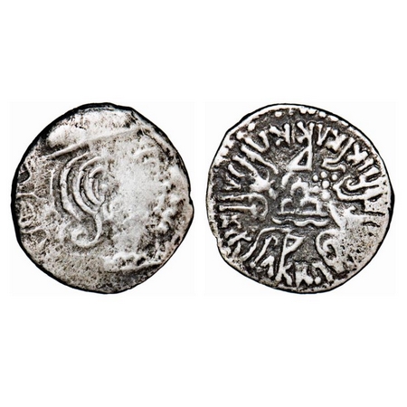 Western Kshatrapa, Svami Rudrasimha III s/o Svami Rudradaman II (c. 348-378 AD), Silver Dr