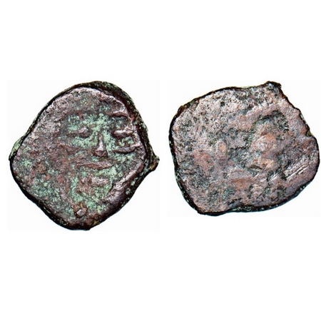 Medieval Gujarat, Unattributed and Uninscribed, Copper, 2.03g, 12-12mm, (c.700-800AD), iss