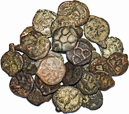 Maurya & Sunga Dynasty from Various region Narmada, Vidarbha and Kaushambi, Cast Copper (2