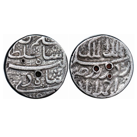 Jahangir as Salim (AH 1014-1037/1605-1628 AD), Silver Rupee, 10.62g, Ahmadabad Mint, month