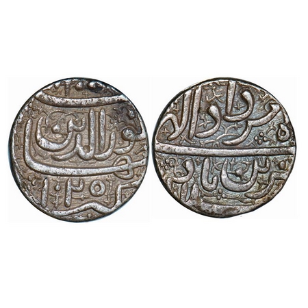 Jahangir, Silver Rupee, 11.42g, Ahmadabad Mint, 'Muzaiyan' Couplet, month Amardad, AH 1025
