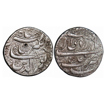 Jahangir, Silver Rupee, 11.06g, Qandhar Mint, Ilahi Type, month Ardibihisht, AH 1025 / 11 