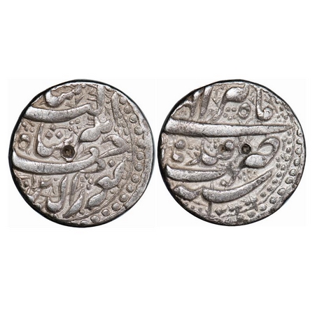 Jahangir, Silver Rupee, 11.30g, Qandhar Mint, Ilahi Type, month Tir, AH 1024 / 10 RY. KM 1