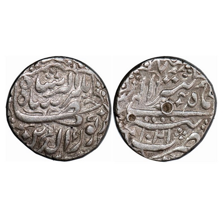 Jahangir, Silver Rupee, 11.36g, Tatta Mint, Ilahi and decorative Type, month Tir, AH 1021 