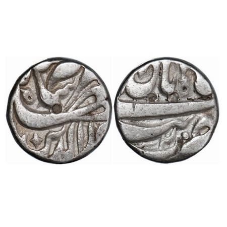 Jahangir, Silver Rupee, 11.10g, Tatta Mint, Ilahi Type, month Aban, 20 RY. KM 145.17. Extr