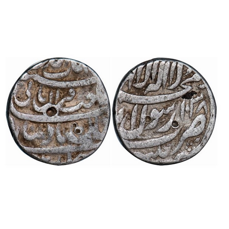 Shah Jahan I, Silver Rupee, 11.31g, Patna Mint, AH 1038 / 11 RY. KM 222.12. About Very Fin