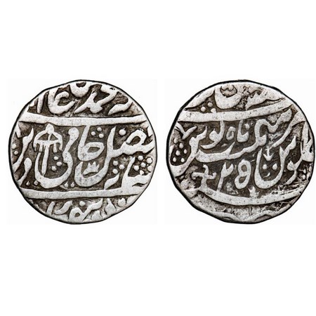 Rohilkhand, Silver Rupee, 10.90g, Faizullah Khan, Qasbah Panipat Mint, INO Shah Alam II, 2