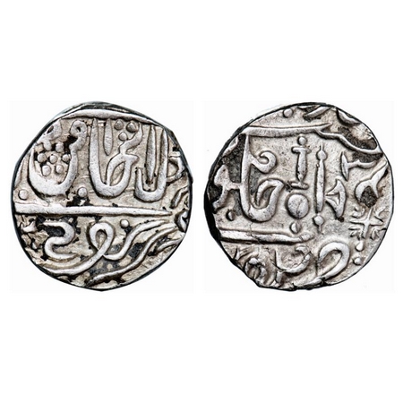 Gwalior, Silver Rupee, 10.88g, Jean Baptiste Filose, Shadhora or Sabalgarh Mint, RY 34, IN