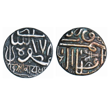 Kutch, Silver Kori, 4.21g, Raydhanji I (1665-1698 AD), INO Muzaffar Shah III, AH 978. Rajg