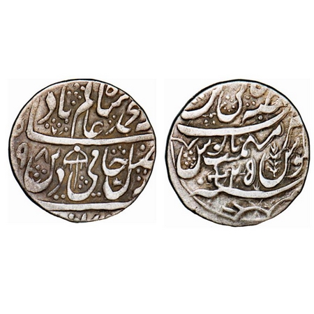 Rohilkhand, Silver Rupee, 10.97g, Faizullah Khan, Qasbah Panipat Mint, INO Shah Alam II, A