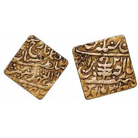 Jaipur, Brass 2 Annas, 6.20g, Man Singh II (1922-1949 AD), Sawai Jaipur Mint, AH 19(42) / 
