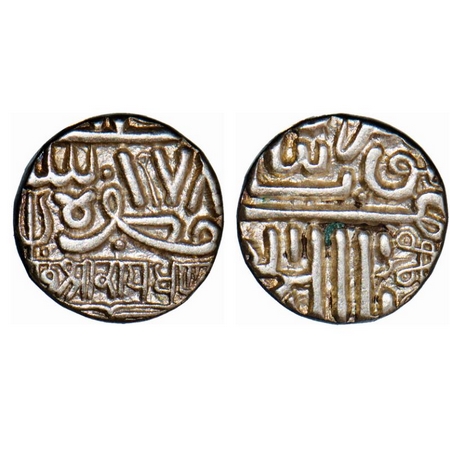 Kutch, Silver Kori, 4.52g, Raydhanji II, in the name of Muzaffar Shah III, Rajgor 120.1. A