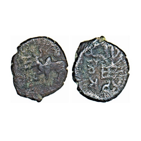 Post Sunga, (100BC-130AD), Vatsa- Kaushambi, Monarchical Coinage, Agnimitra, Copper, 1.52g