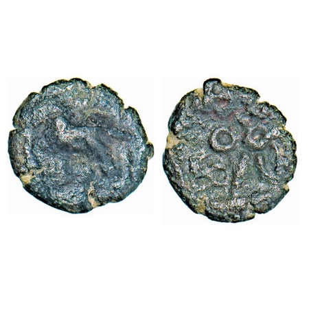 Post Sunga, (100BC-130AD), Vatsa- Kaushambi, Monarchical Coinage, Jyesthamitra, Copper, 1.