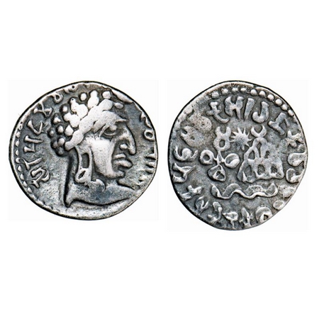 Satavahanas, Vasisthiputra Sri Pulumavi (78-114 AD), Silver Drachma, 2.22g, 15.64X16.70mm,