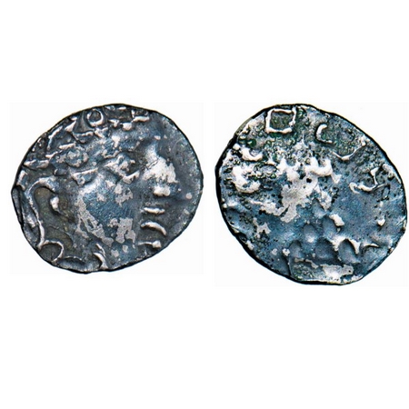 Satavahanas, Madhariputa Siri Pulumavi (c. 225-250 AD), Silver, Portrait 1/4 Drachm, 0.73g