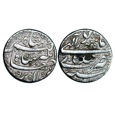 Jahangir, Silver Rupee, 11.37g, Qandhar Mint, Ilahi Type, month Shahrewar, AH 1023 / 9 RY.