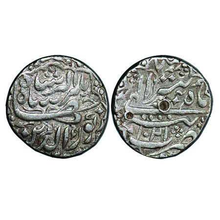 Jahangir, Silver Rupee, 11.36g, Tatta Mint, Ilahi and decorative Type, month Tir, AH 1021 