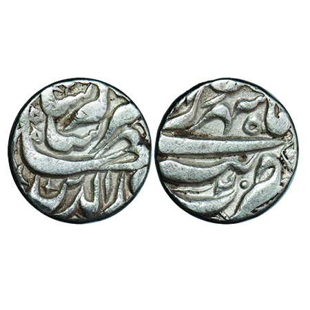 Jahangir, Silver Rupee, 11.22g, Tatta Mint, Ilahi Type, month Shahrewar, 20 RY. KM 145.17.