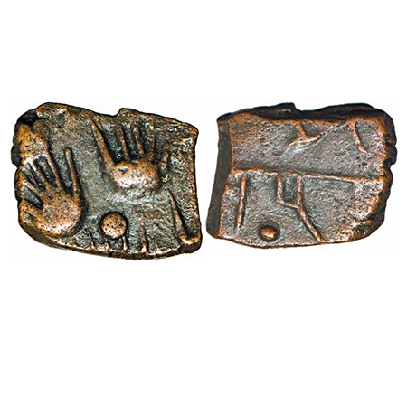 Sunth, Copper, 1/2 Paisa, 4.05g, Rampur Mint. Unlisted in KM. Very Fine. Very Scarce.