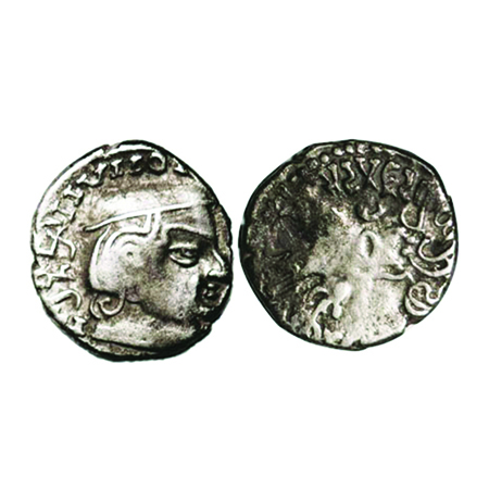 Western Kshatrapas, Kardamaka Family, Damajadashri II, Son of Rudrasena I, (232-234 AD), a