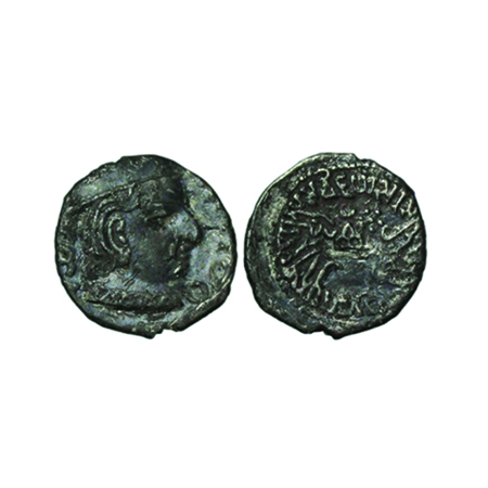 Western Kshatrapas, Kardamaka Family, Vijayasena, Son of Damsena, as Mahakshatrapa, SE 160