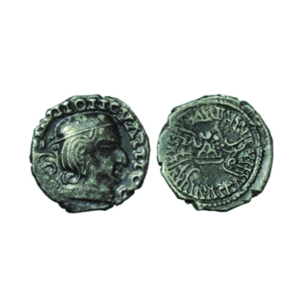Western Kshatrapas, Kardamaka Family, Vijayasena, Son of Damsena, as Mahakshatrapa, SE 162